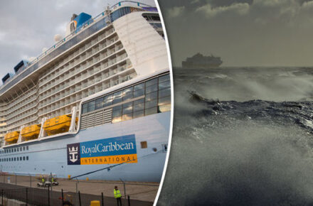 Royal Caribbean Cruise Caught in Storm