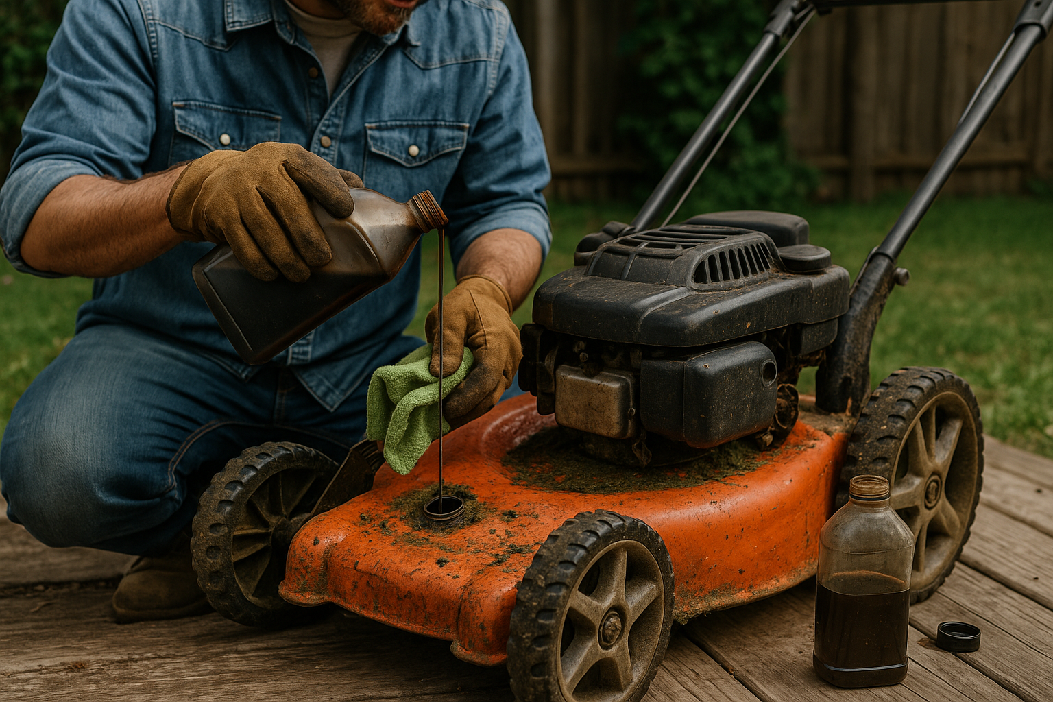 garden equipment maintenance